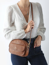 Cross Body Tas Vintage Leder Nat et nin Bruin vintage JUDY-vue-porte